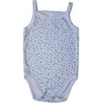 thumbnail image 4 of B-One Kids Girls Floral Bodysuit Spaghetti Strap Sleeveless Onsies Camisole Tank Top for Newborn Baby Toddler 100% Super Soft Cotton 4-Pack, 4 of 5
