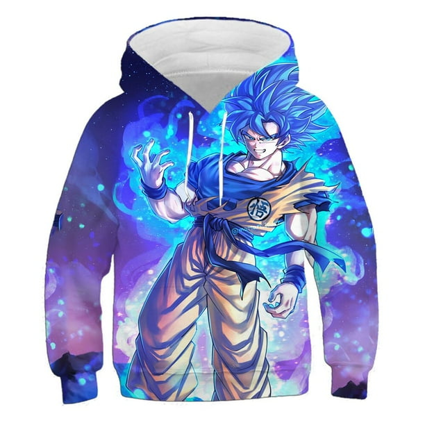 Año 2023, sudaderas de Anime de Dragon-Ball para niños, camiseta de manga larga para niños, ropa de primavera y otoño para niños de 4 a 14 años, sudadera con capucha de Dragon-Ball140 zhangyuxiang CONDUJO