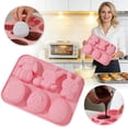 thumbnail image 1 of Easter Chocolate Egg Rabbit Bunny Shaped Mould For Chocolate Fondant Non Stick Rabbit Baking For DIY Candy Cookies Easter Party, 1 of 6