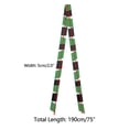 thumbnail image 3 of INSPIRE CHIC Foulards à Rayures Fines pour Femmes, Longues et Étroites, Vertes, 3 of 6