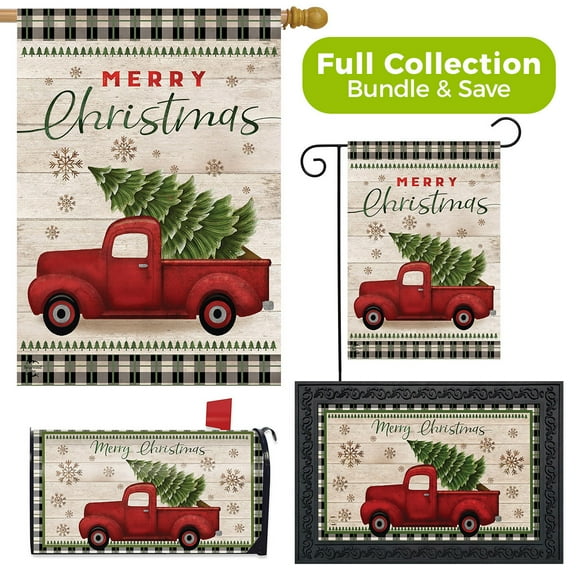 Briarwood Lane Merry Christmas Pickup Primitive Design Collection