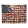 thumbnail image 5 of ONETECH  Ocean American Flag Tapestries Conch Shell Starfish USA National Flag Tapestry Hawaii Beach Marine Life Wall Hangings Art for Boys Girls,Coastal Creature United States Flag Beach Decor, 5 of 7
