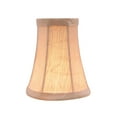 thumbnail image 6 of Aspen Creative 30242-9 Small Bell Shape Chandelier Clip-On Lamp Shade Set (9 Pack), Transitional Design in Oatmeal, 4" bottom width (2 1/2" x 4" x 5" ), 6 of 6