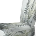 thumbnail image 4 of Designart "Ferns Silver III" Silver Ferns Upholstered Accent Chair - Modern Arm Chair For Bedroom, 4 of 7