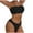 Black swimsuits for Women, variant on HAPIMO Women's 2Pc Bikini Sets Cutout Soild Color Summer Beach Strapless High Cut Tropical Hawaii Swimsuit Trendy Bikini Black L