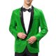 thumbnail image 1 of CHAQUETA DE DEPORTIVA CON LENTEJUELAS PARA HOMBRE INSPIRE CHIC, CON SOLAPA DE CHALECO, DE UN BOTÓN, BRILLANTE, VERDE, PARA BODA, 1 of 7