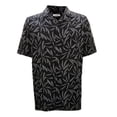 thumbnail image 1 of Camisa George Para Hombre Estampado Playero Talla M Negro, 1 of 4