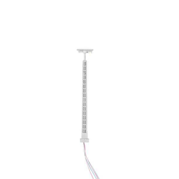 Lámpara de Vía Férrea Injueey LED Metal Plata