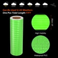 thumbnail image 3 of Unique Bargains Reflective Tape, 8' x 17 Ft Waterproof High Visibility Warning Safety Tape, Green, 3 of 6