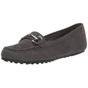 Aerosoles Women's Day Driving Style Loafer, Grey Faux Suede, 9