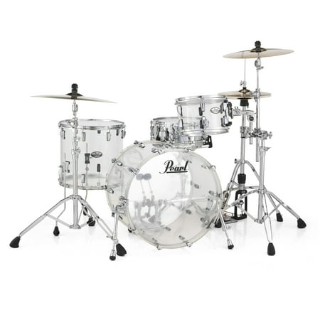 Pearl Crystal Beat CRB524FPC 4-Piece Drum Shell Pack - Ultra Clear