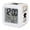 Gold, White, Black, variant on Graduation Digital Alarm Clock for Bedrooms, Smart LED Alarm Clock with 7 Color Changing Night Light, Golden Abstract Polka Dot Graduation Cap Silent Wake Up Clocks for Sleep Study Cooking 3.2"x3.2"