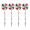 thumbnail image 4 of Solar Lollipop Stake Light, IP65 Waterproof Romantic 1 For 4 Christmas Pathway Lamp 8 Modes Automatic Low Voltage Output  For Yard For Lawn, 4 of 8
