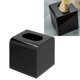thumbnail image 3 of Caja de pañuelos de papel moderna forma cuadrada titular de pañuelos para baño tocador dormitorio BedsideBlack, 3 of 8