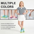 thumbnail image 3 of GENTABY 12 Pairs Girls Socks Cotton Ankle Socks For Kids 1-14 Years, 3 of 4