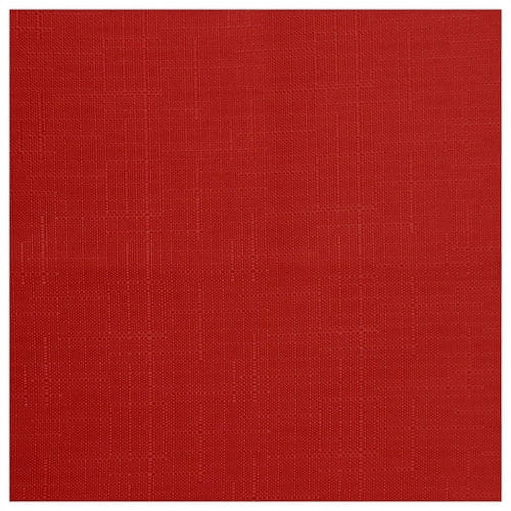 Eclipse Dayton Solid Chili Red Blackout Grommet Single Curtain Panel, 42" x 63"