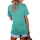 thumbnail image 3 of Camiseta Básica de Manga Corta con Cuello en V para Mujer Lunivop, 3 of 3
