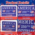 thumbnail image 4 of USA 250th Anniversary Wooden Sign Table Decor 7x4.7 inch, Patriotic Map 250 Years of Freedom Wooden Indoor Home Decoration ,4th of July Decor, 4 of 7