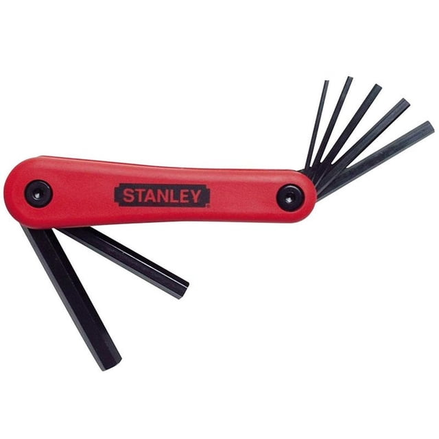 Stanley Ensemble de Clés Hexagonales Pliantes Métriques Hand Tools, 7 Pcs