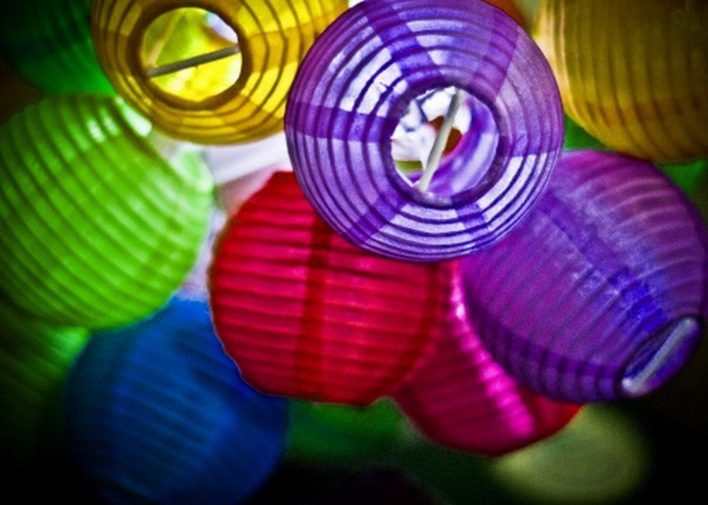 LUCKLED Lantern String Lights, 30 LED Fairy Decorative Solar String