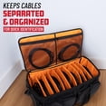 thumbnail image 2 of Organizador de cables y accesorios para guardar cables y accesorios, tamaño grande, 2 of 9