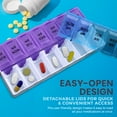 thumbnail image 2 of MEDca Pill Organizers - Small Pill Organizer with Weekly and Daily 2-Times-A-Day Compartments for AM/PM - BPA-Free, Portable and Travel Friendly Pill Boxes Case, 2 of 9