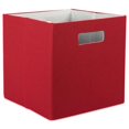 thumbnail image 1 of Design Imports CAMZ37984 Cube de Rangement Carré en Polyester Solide 13 x 13 x 13 Po. , Rouille, 1 of 11