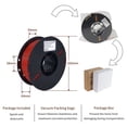 thumbnail image 2 of KINGROON 3D Printer PLA Filament 1KG 1.75mm High Quality 3D Printing Material Degradable Eco-friendly Plastic, 2 of 8