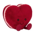 thumbnail image 2 of 6 Inch Heart Macaron Plush Doll (Pink & Red) - Cute Smiling Stuffed Animal, Valentine’s Day Gift for Her & Collectible Decor Piece (Arlette Heart Macaron), 2 of 5