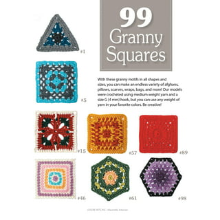 Leisure Arts You Can Do Granny Square Crochet Book