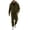 Army Green, variant on UVEASISHA Men's Sweatsuit Sets Full Zip Tracksuit 2 Piece Fashion Zip Up Hoodie Jacket and Sweatpants Jogging Suits Solid Color Activewear Army Green L
