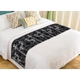 thumbnail image 1 of ABPHQTO Jirafa con gafas Patrón divertido Animal Super cama Decoración Corredor de cama Ropa de cama Bufanda 50x240 cm ABPHQTO Bedrunner-QQ-83, 1 of 2