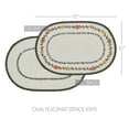 thumbnail image 4 of VHC Brands Braided Cotton Pumpkin Bounty Oval Placemat Stencil 10x15, Decorative Fall Placemat, Table Decor for Fall and Thanksgiving, 4 of 4