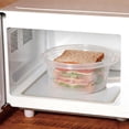 thumbnail image 6 of Mainstays Semi Durable Round 6.2cup Plastic Food Storage Container 4 Pack, Ideal Use for Meal Prep and Batch Cooking, 6 of 6