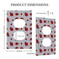 thumbnail image 3 of Disketp Ladybug Decorative Light Switch or Outlet Wall Plate with Safety Cover-Style S, 3 of 6