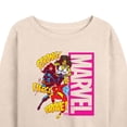thumbnail image 3 of Marvel - Super Hero Women Sound Effects - Women's French Terry Pullover Sweatshirt, 3 of 5