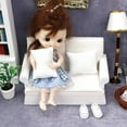 thumbnail image 2 of Miniature Sofa Furniture Model Miniature Sofa Toy Miniature Living Room Decor, 2 of 8