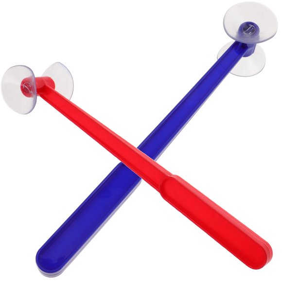 KAKOWELY 2pcs Sucker Hammer Toys Dual Side Sucking Disc Hammer Mallets Party Favors,9.06"X1.38"X0.67"
