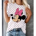 thumbnail image 4 of Linda camiseta estampada de Mickey Mouse para mujer, camisa de verano para hombre, blusas de moda para mujer 2024, blusas femeninas de dibujos animados de Minnie, ropa kawaii, 4 of 5