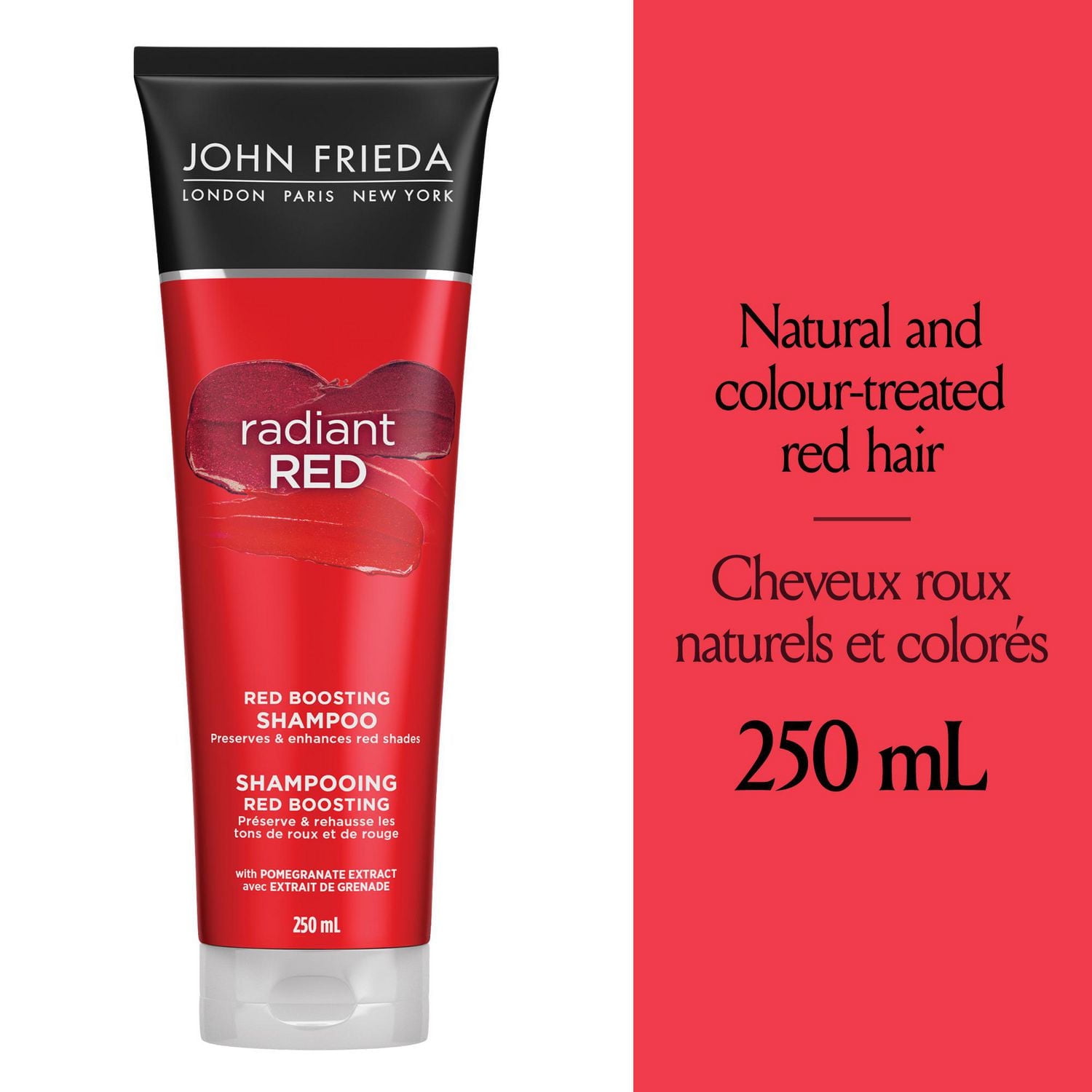 Shampooing avive-éclat Radiant Red Red Boosting de John Frieda 250 mL