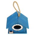 thumbnail image 4 of Hanging Bird Feeders Wooden Birdhouse Bird Nesting Home Decoration Blue 17.00X15.50X10.50CM Vivid Design 1Pcs, 4 of 5