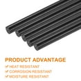 thumbnail image 3 of Uxcell ABS Styrene Stick Solid Bar Model for DIY Toys Building Making Architectural Model Making Black 5Pcs 2/25" x 10", 3 of 7