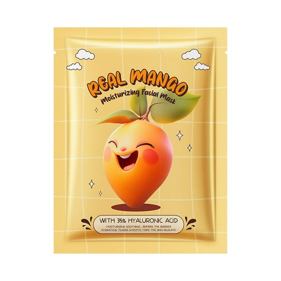 JENIKR Fruit Face for Kids Kids Face Spa Day Kit Supplies Spa Party for Teens Girls Women Sheet Facial Set Moisturize Soothe for All Skin Types 1Ml Facial Mask A