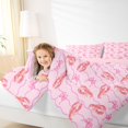thumbnail image 3 of Manfei Nautical Bowtie Queen Comforter Set,Lobster Wave Comforter Sets Queen,Pink Reversible,3pcs,1 Comforter and 2 Pillowcases, 3 of 7