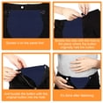 thumbnail image 1 of plantall Pantalon Élastique Multicolore avec Boutons, Rallonge de Taille, Lot de 6, 1 of 9