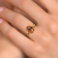 thumbnail image 4 of Gem Stone King 14K Yellow Gold Ecstasy Mystic Topaz Engagement Ring for Women | 5.00 Cttw | Oval 12X10MM | Gemstone November Birthstone | Size 9, 4 of 6
