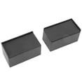 thumbnail image 3 of 4 Pack Bed Furniture Risers L Shape Rectangular Furniture Risers Stackable Sofa Risers Anti Slip Rubber Pad Lifts Up Riser For Sofa Table Couch Chair Bed Raisers, 3 of 8