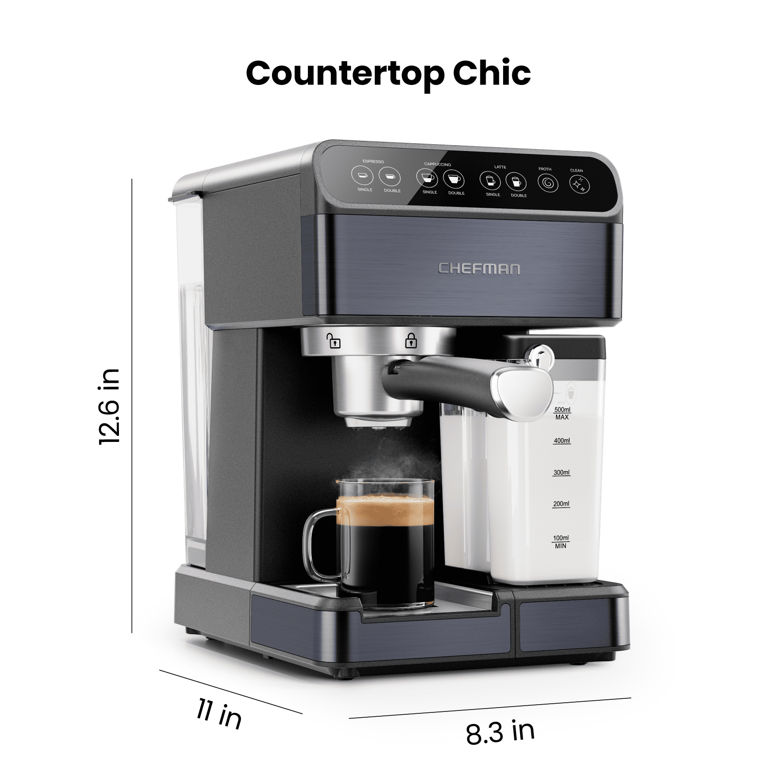 Cecotec Machine à café Semi-Automatique Power Instant-ccino 20