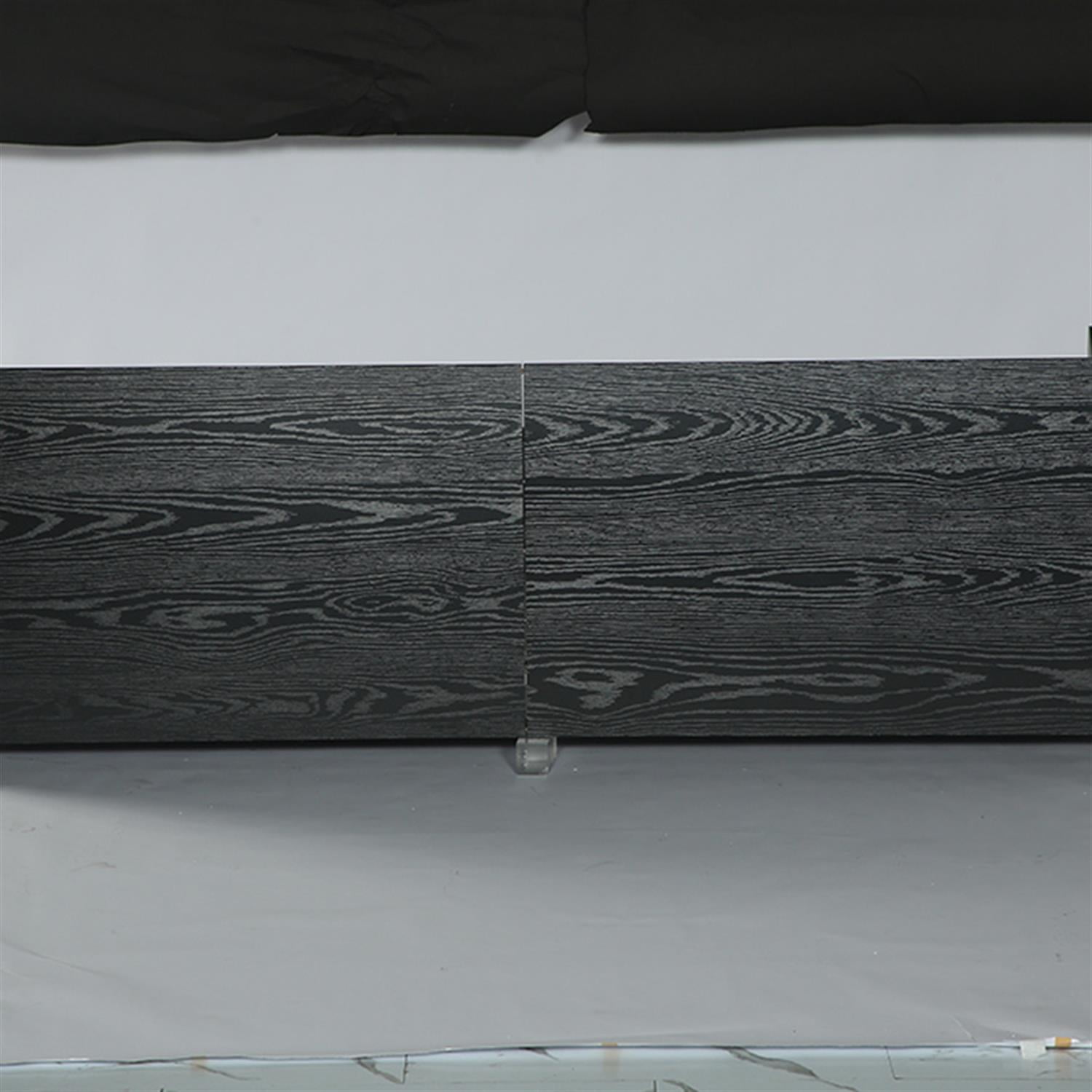 Demi Bonn 78" Two-Person Desk, Long Executive Computer Desk Writing Desk for Home Office, Living Room Furniture, Black