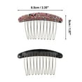 thumbnail image 2 of 1 Pc Women Anti-Static Hair Insert Comb for Wavy Curly Hair Deep Assorted Color Acrylic Rhinestone, 2 of 3
